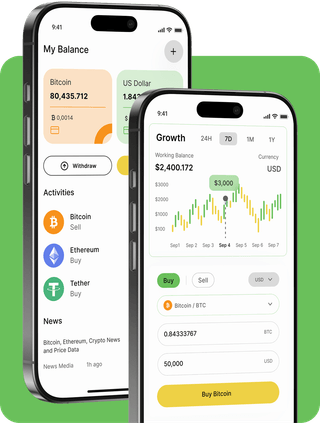 Flux Gainluxor trading platform with live market data